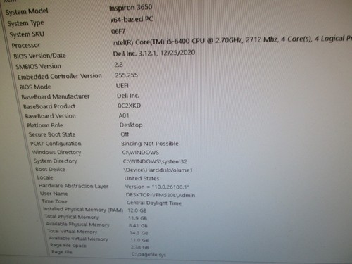 Dell inspiron 3650 - dell, tower